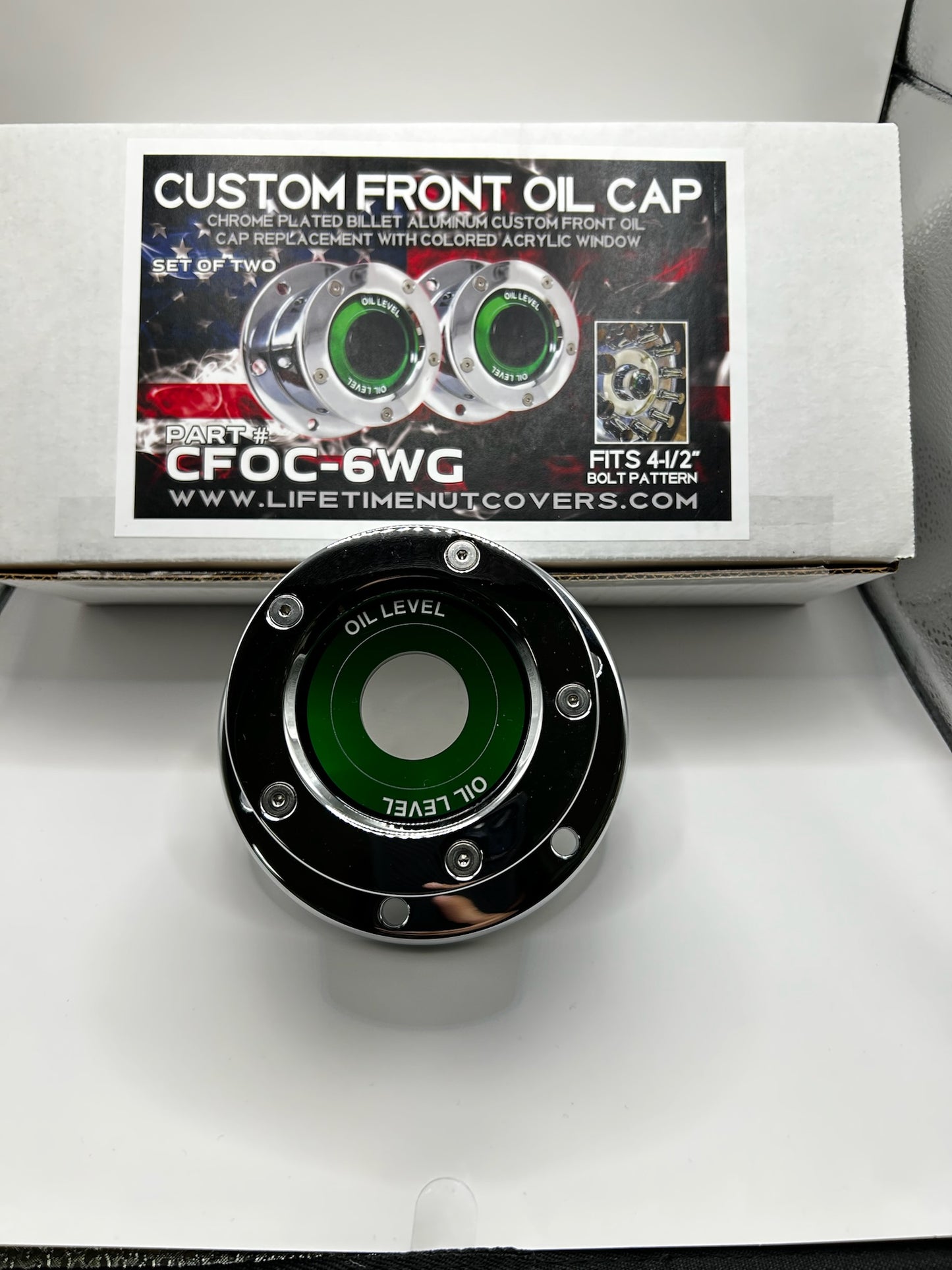 CUSTOM FRONT OIL CAP