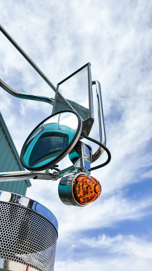 Mirror Brackets w/ Diecast Legendary LED lights