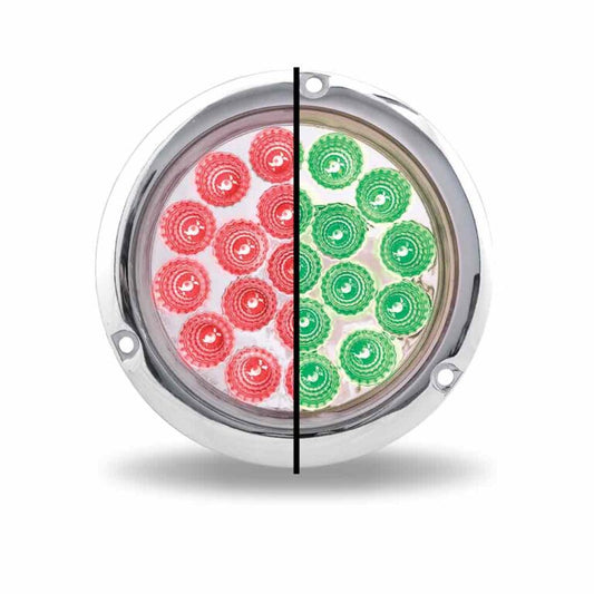 4" Dual Revolution Flangemount Red/Green LED