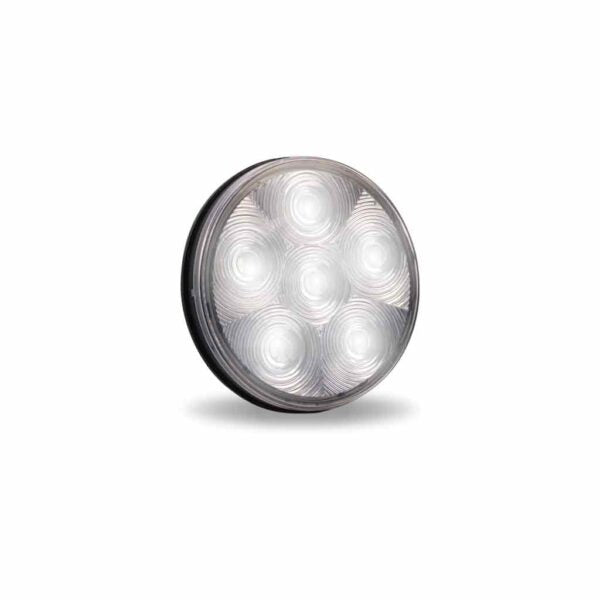 4" Round High Power LED Worklamp with Bubble Lens & Reflector Cup (6 Diodes)