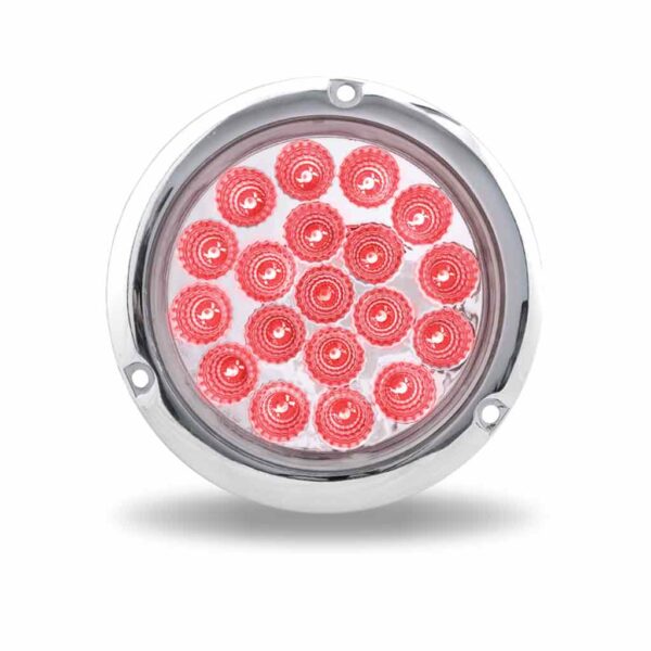4" Dual Revolution Flangemount Red/Green LED