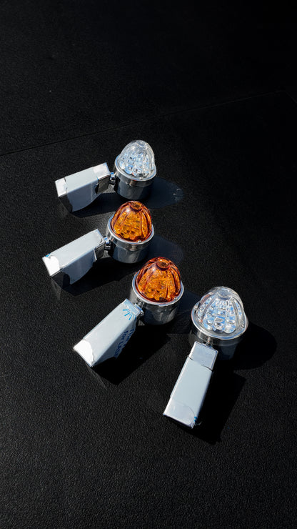 Mirror Brackets w/ Diecast Legendary LED lights